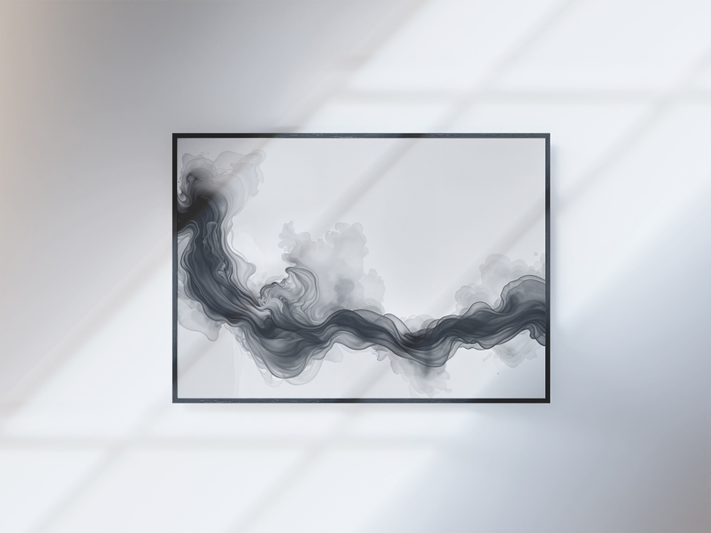 Black watercolor oil painting background