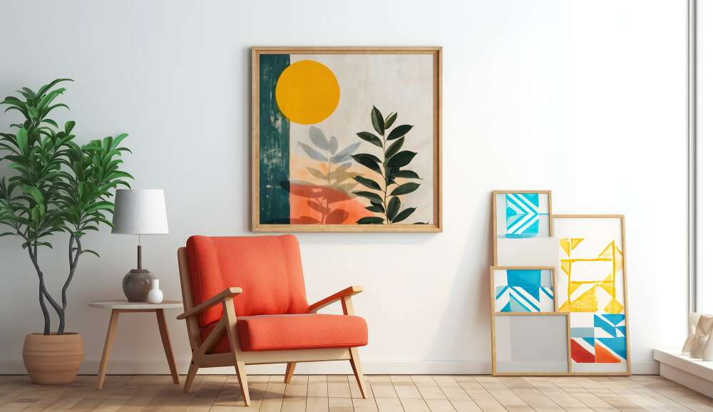 Sunny Reflections Square Art
