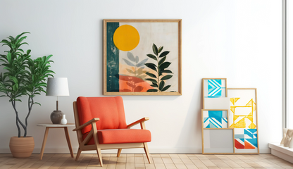 Sunny Reflections Square Art
