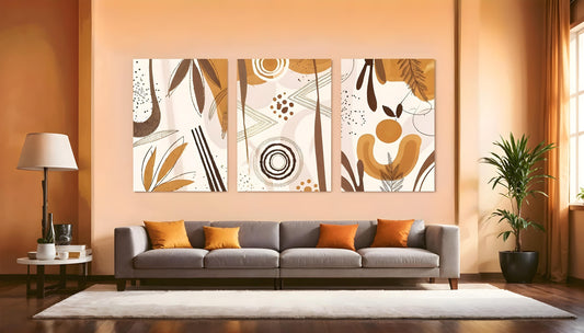 Modern Earth Tones - PACK 3 TABLEAUX